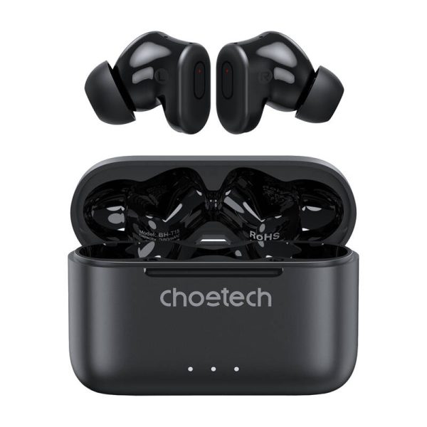 TWS Choetech BH-T15 ANC+ENC Wireless Headphones (black) — изображение 2
