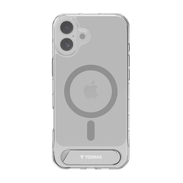 Torras Pstand Series Case for iPhone 16 (Transparent) - Image 3