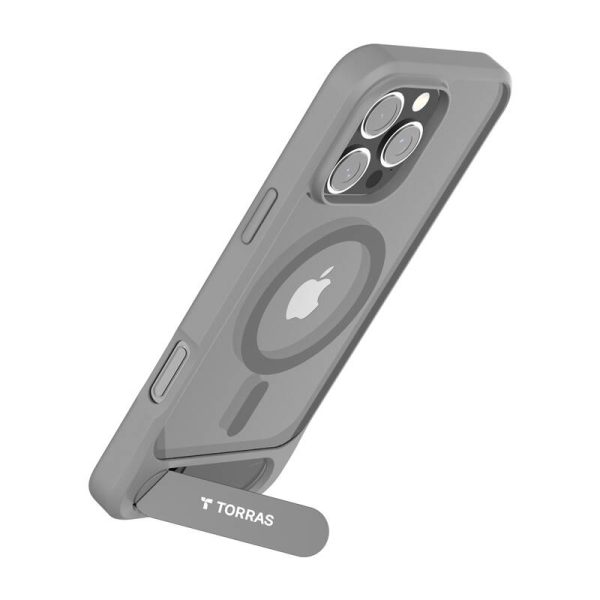 Etui Torras Pstand Series dla iPhone 16 ProMax (Szare) - Image 3