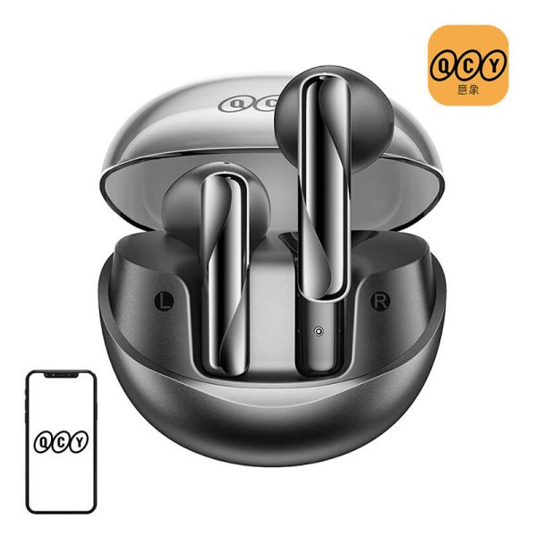 Earphones TWS QCY AilyBuds Clear T32 (black) - Image 3