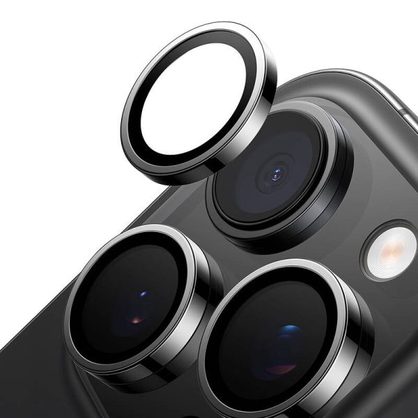 Lensguard Camera Glass for iPhone 16 Pro (Black) - Image 2