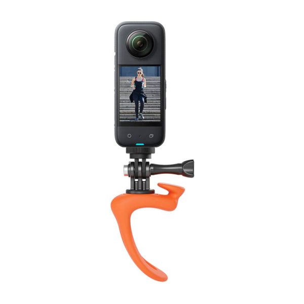 Telesin multifunctional silicone mount for sports cameras (orange) - Image 2