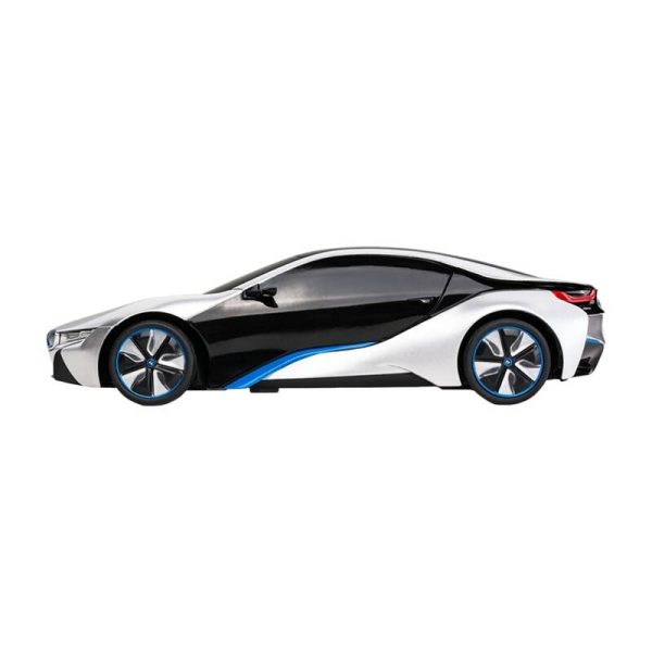 RASTAR R/C 1:24 BMW I8 remote controlled RC car (white) - Image 4