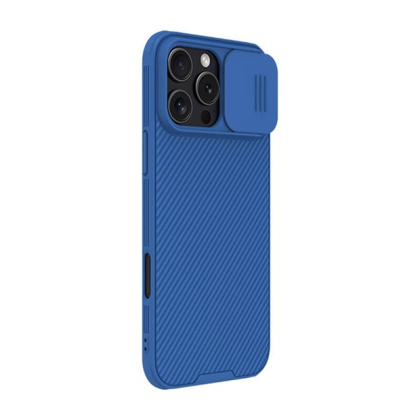 Nillkin CamShield Pro iPhone 16 Pro Max Case (blue) — изображение 6