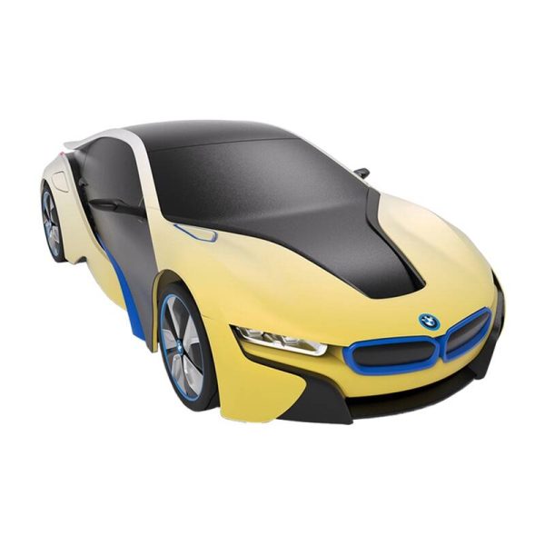 RASTAR R/C 1:24 BMW i8 remote controlled car- UV-sensitive (white and yellow) - Image 3