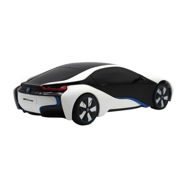 RASTAR R/C 1:24 BMW i8 remote controlled car- UV-sensitive (white and yellow) - Image 4