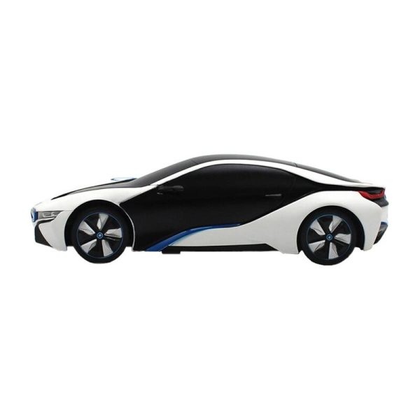 RASTAR R/C 1:24 BMW i8 remote controlled car- UV-sensitive (white and yellow) - Image 6