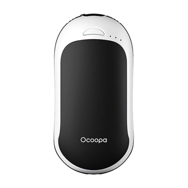 Ocoopa HotPal PD 5000 mAh hand warmer with powerbank function, USB-C, white and black - Image 2