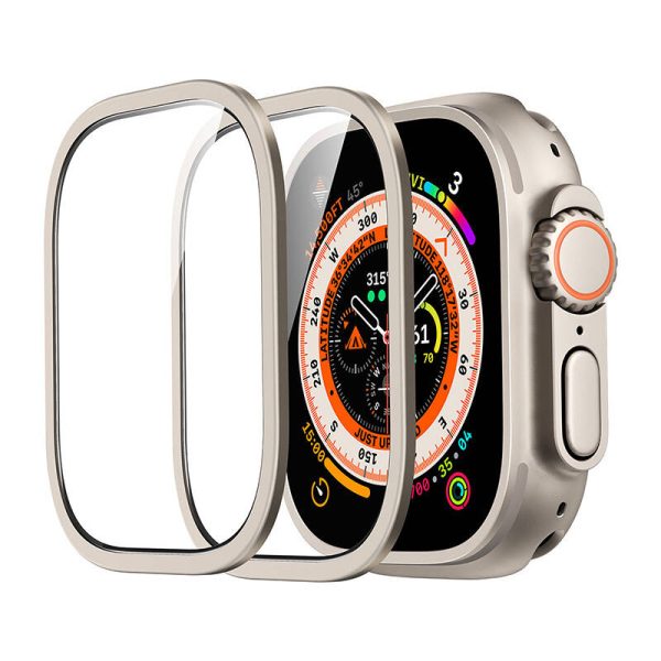 Protection set for Apple Watch Ultra ESR 49mm (case+glass) (titanium) - Image 2
