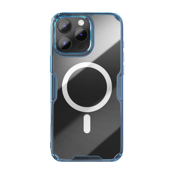 Nillkin Nature TPU Pro Magnetic iPhone 16 Pro Case (blue) - Image 4