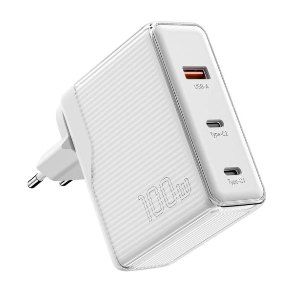 Essager ECT2CA-ZXB02-Z GaN 100W 2C+A Charger (white) - Image 2