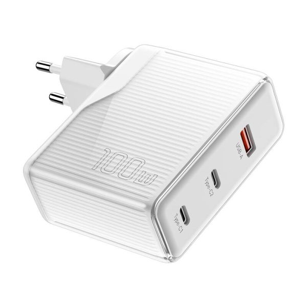 Essager ECT2CA-ZXB02-Z GaN 100W 2C+A Charger (white) - Image 4