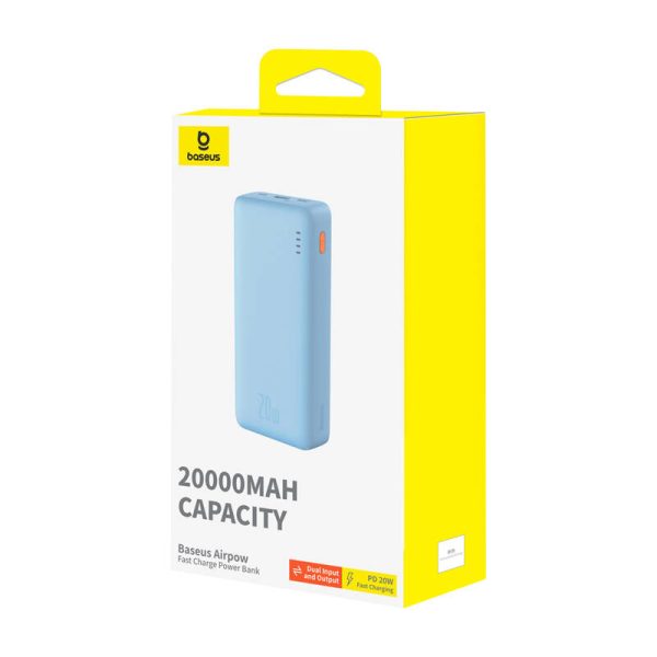 Baseus Airpow 20000mAh 20W powerbank (blue) - Image 5