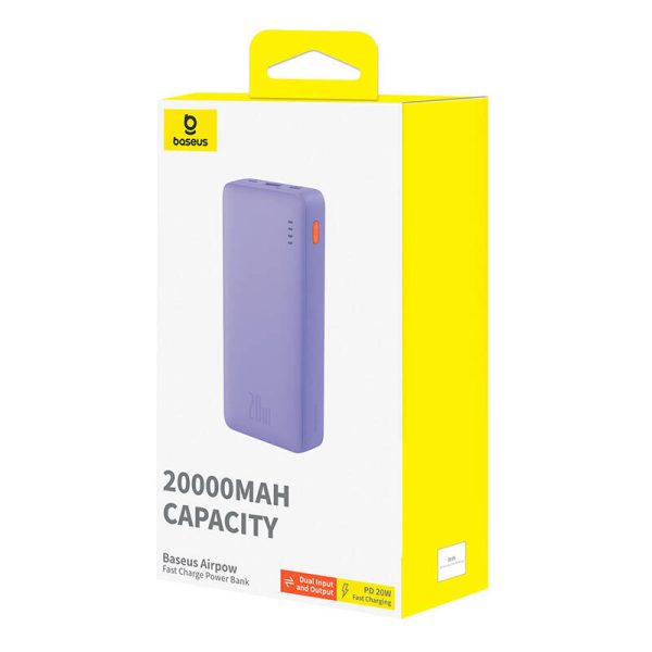 Baseus Airpow 20000mAh 20W powerbank (purple) - Image 5