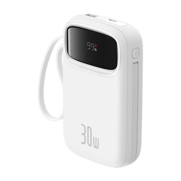 Baseus QPow 2 10000mAh 30W powerbank (white) - Image 3