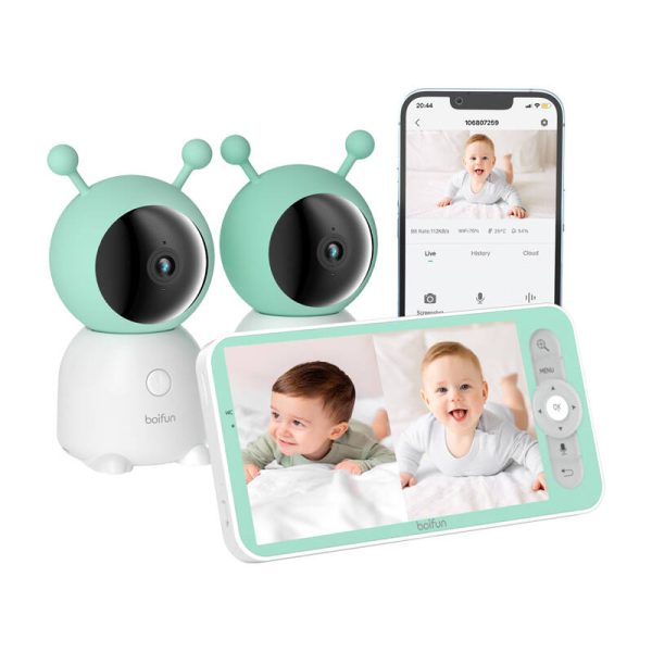 Rotating Baby Monitor Boifun 6T Camera + Monitor - Image 3