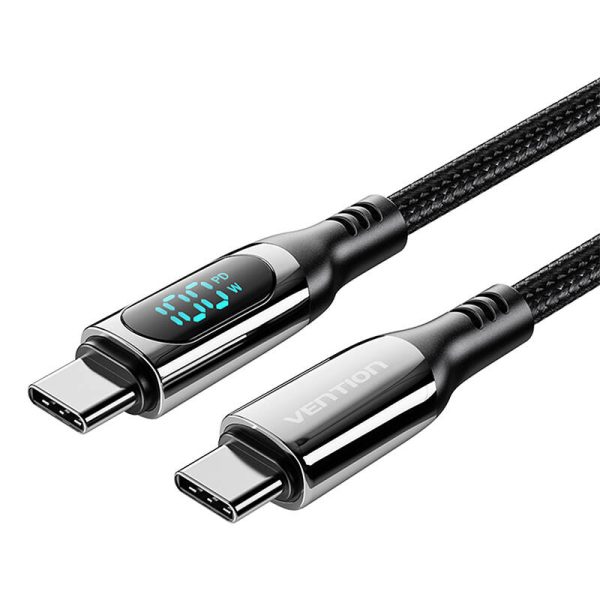 Vention TAYBH USB 2.0 C-C 5A 100W 2M USB cable (black) - Image 4