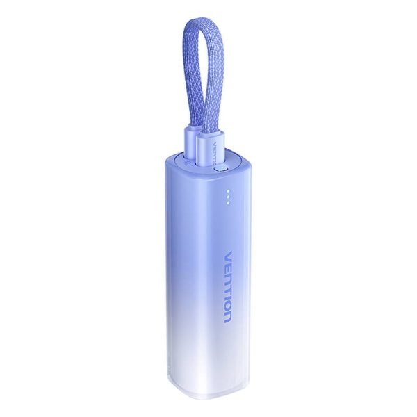 Powerbank 5000mAh Vention FHWL0 20W + cable USB-C do lightning (niebieski) — изображение 2