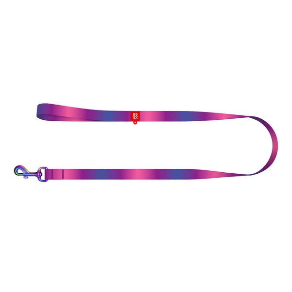 WAUDOG gradient nylon dog leash, length 122cm, purple - Image 2