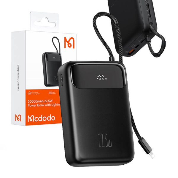 Power Bank Mcdodo MC-3710 Digital Dis 20000mAh, 22.5W (czarny) - Image 2