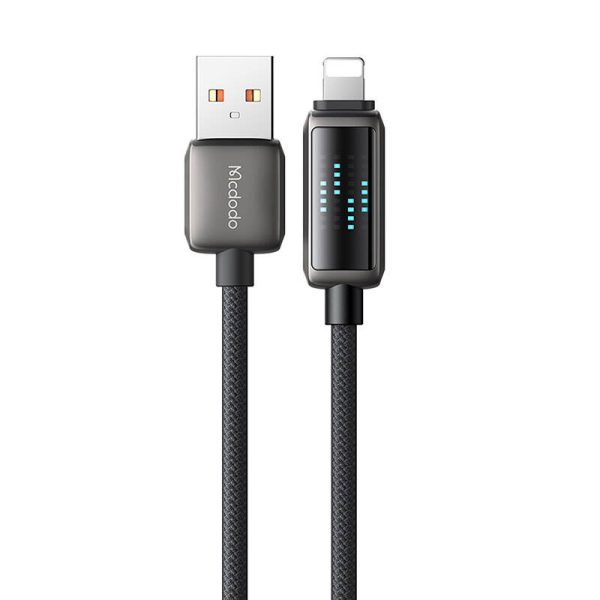 Mcdodo CA-5250 USB-A to Lightning cable, LED display, 1.2m - Image 4
