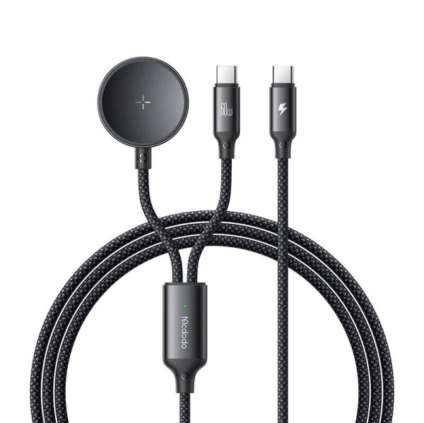 Mcdodo CA-4210 2-in-1 USB-C cable + Samsung Watch charger, 60W, 1.2m - Image 2