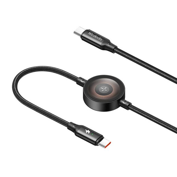 Mcdodo CA-2580 2-in-1 USB-C cable + Apple Watch charger, 60W, 1.5m - Image 3