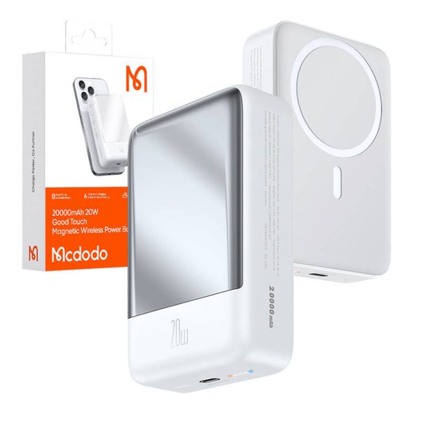 Mcdodo MC-5020 Magnetic Power Bank 20000mAh, 20W (white) - Image 5