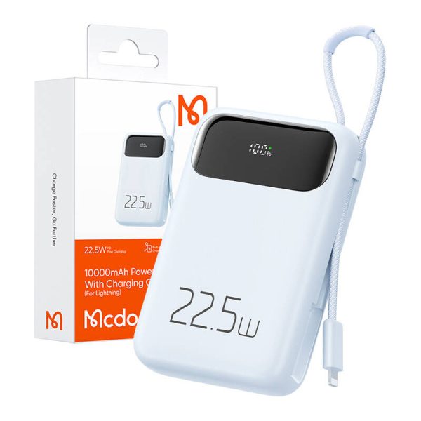 Mcdodo Power Bank MC-3254 10000mAh, 22.5W, for Light (blue) - Image 2