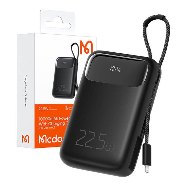 Power Bank Mcdodo MC-3253 10000mAh, 22.5W, for Light (black) — изображение 2