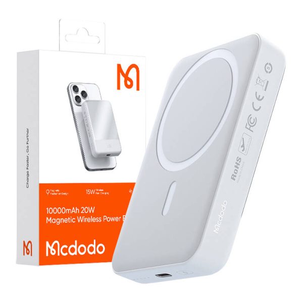 Mcdodo MC-4260 Magnetic Power Bank 10000mAh, 20W (white) - Image 4