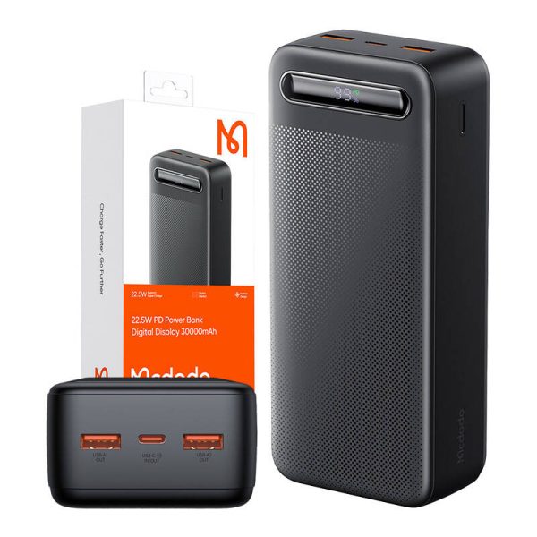 Power Bank Mcdodo MC-3911 Digital Display 30000mAh, 22.5W do D (czarny) — изображение 2