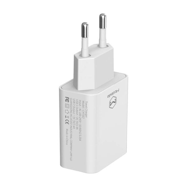 Mcdodo USB Dual Charger CH-6721 (EU) Type-C 1m cestovní sada (bílá) - Image 5