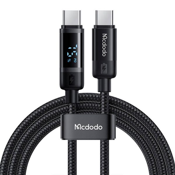 Mcdodo CA-5780 USB-C to USB-C 60W data cable 1.2m (black) — изображение 3