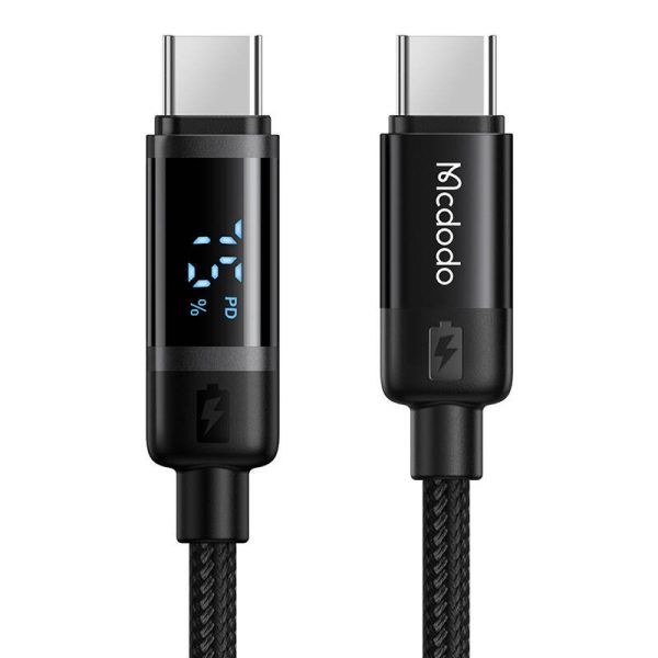 Mcdodo CA-5780 USB-C to USB-C 60W data cable 1.2m (black) — изображение 4