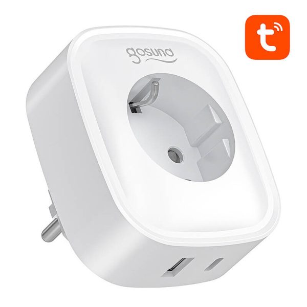 Gosund SP6 16A USB-C 20W Tuya smart WiFi/Bluetooth socket - Image 4