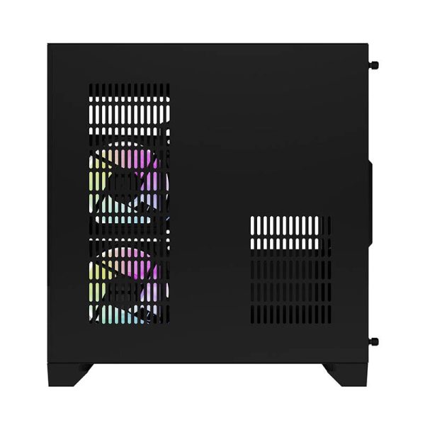 Darflash FT350 computer case + 5 aRGB fans (black) - Image 4