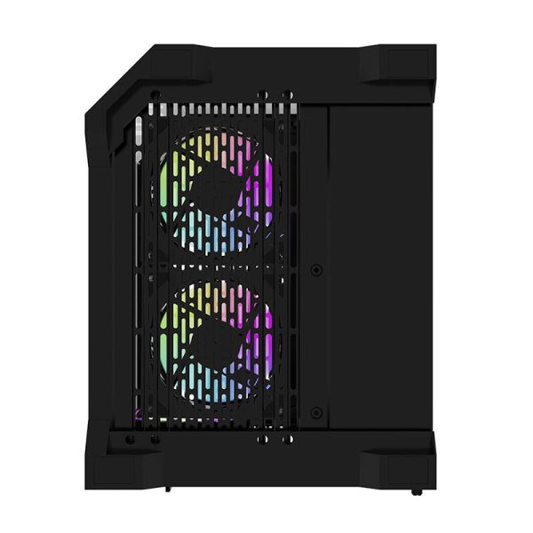 Darflash FT350 computer case + 5 aRGB fans (black) - Image 5