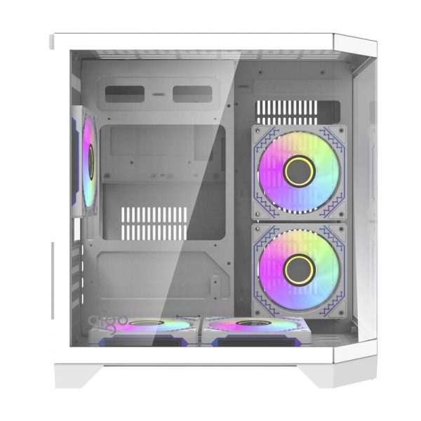 Darflash FT350 computer case + 5 aRGB fans (white) - Image 5