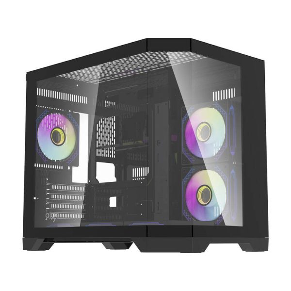 Darflash FT418 computer case + 6 aRGB fans (black) - Image 2
