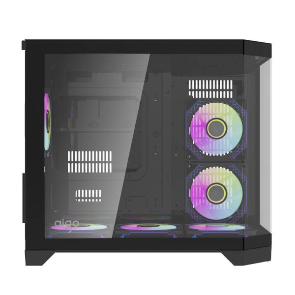 Darflash FT418 computer case + 6 aRGB fans (black) - Image 4