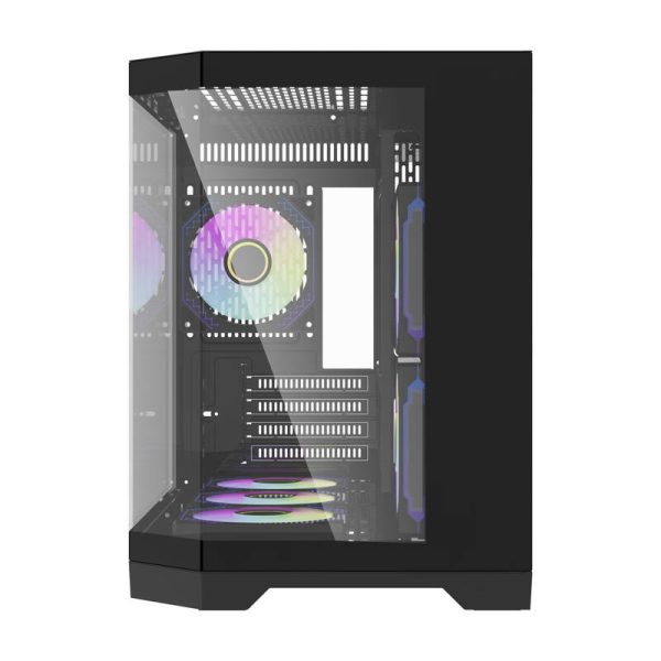 Darflash FT418 computer case + 6 aRGB fans (black) - Image 3
