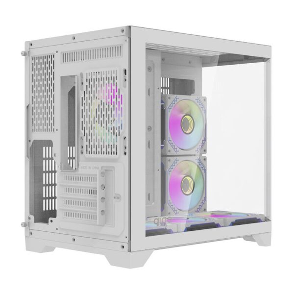 Darflash FT418 computer case + 6 aRGB fans (white) - Image 6