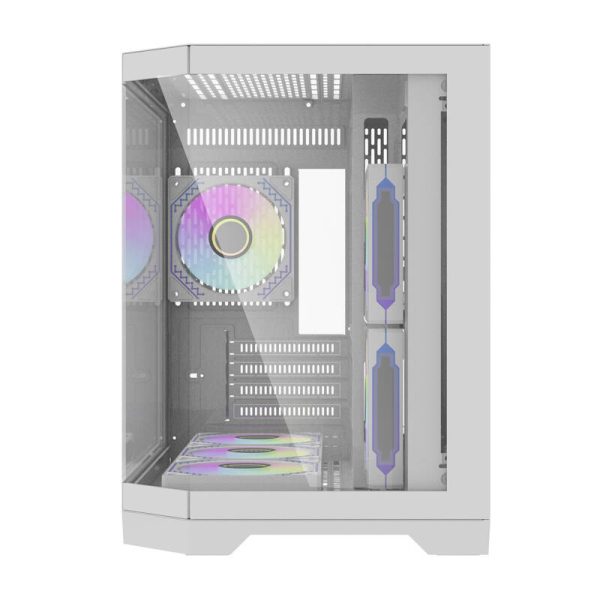Darflash FT418 computer case + 6 aRGB fans (white) - Image 4