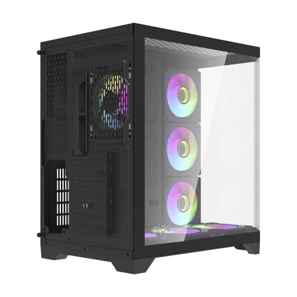 Darflash FT418 PRO computer case + 7 aRGB fans (black) - Image 2