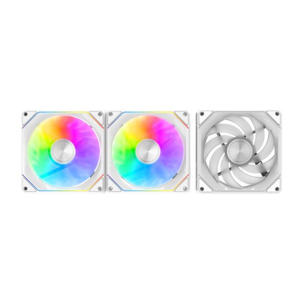 Darkflash Gauss G24 3-in-1 computer fans (white) - Image 2