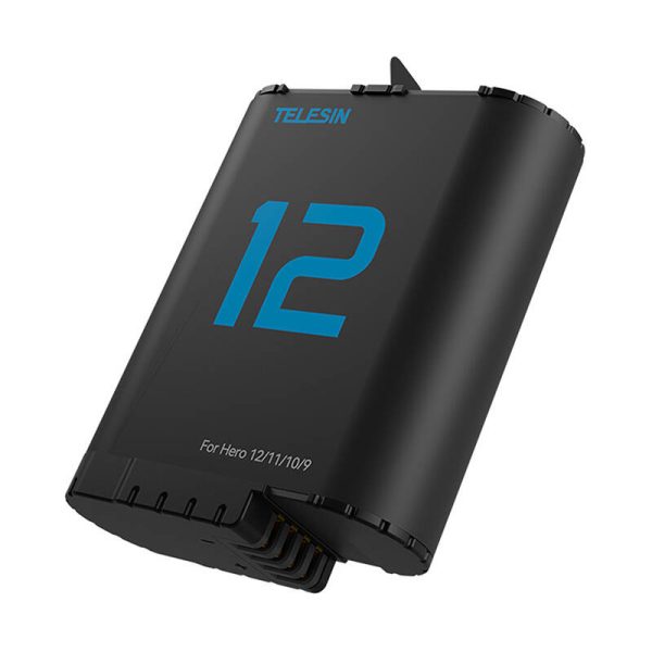 TELESIN lithium battery for GoPro Hero 12/11/10/9 (blue) - Image 3