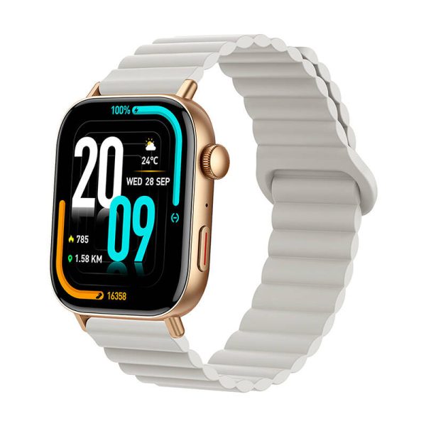Colmi C8 Max smartwatch with magnetic strap (gold) - Image 2