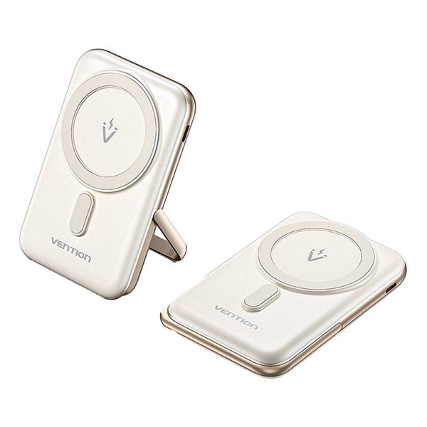 Magnetic Powerbank Vention FHNW0 20W, 10000 mAh (white) - Image 3