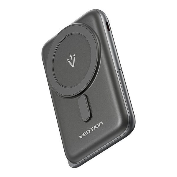 Magnetic Powerbank Vention FHNB0 20W, 10000 mAh (black) - Image 2